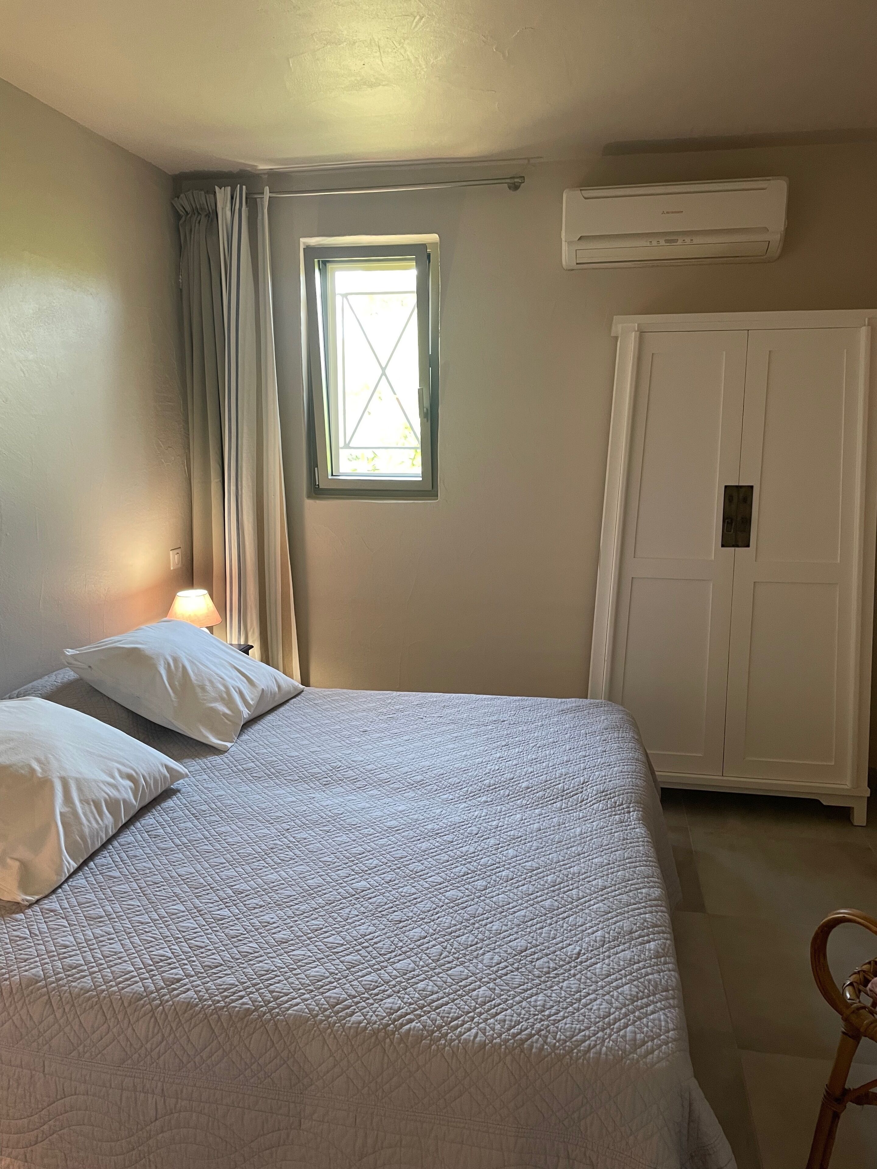 Blackout curtains, iron/ironing board, free WiFi