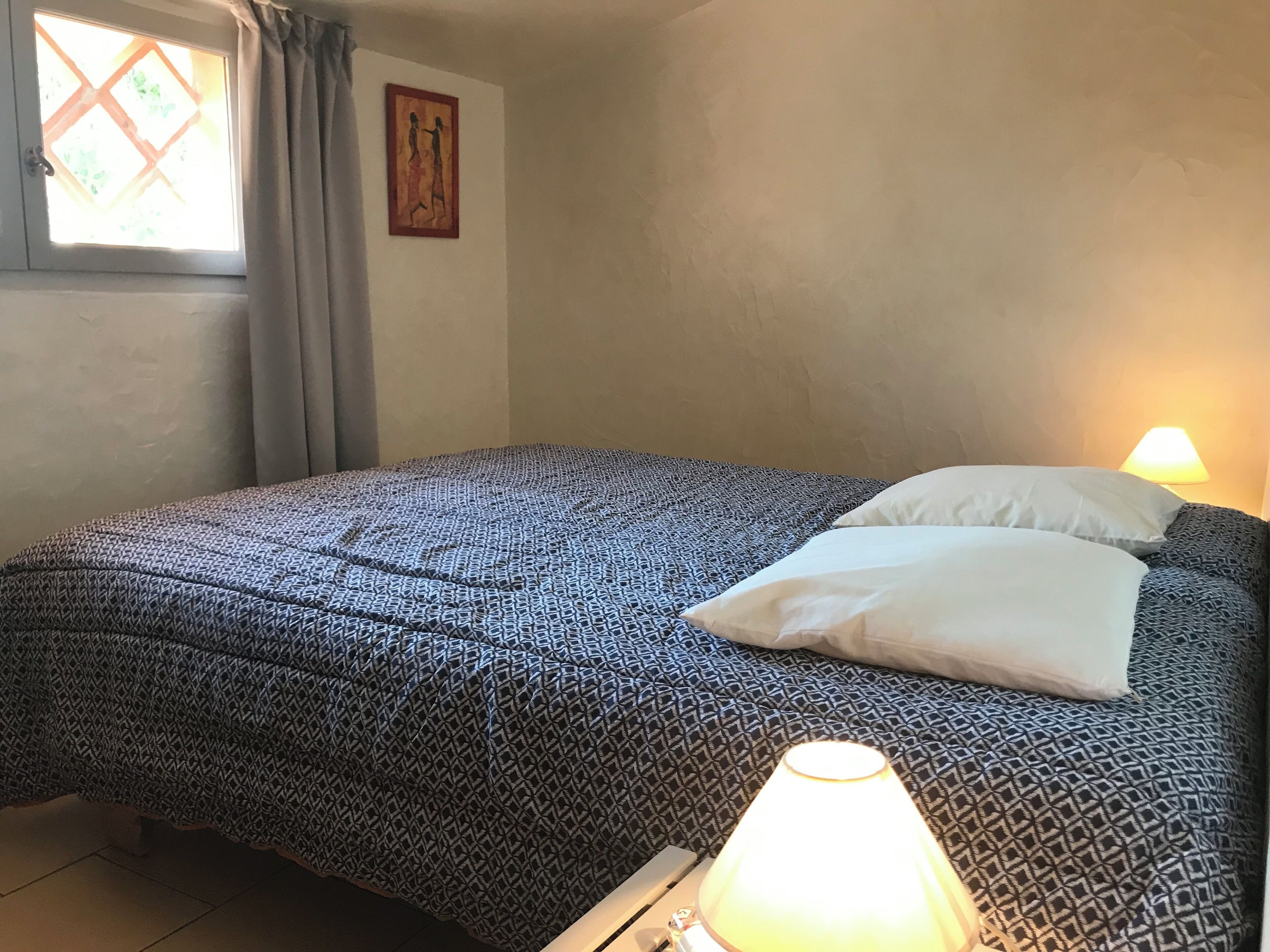 Maisonnette, uitzicht op lagune, aan het strand | Verduisterende gordijnen, een strijkplank/strijkijzer, gratis wifi