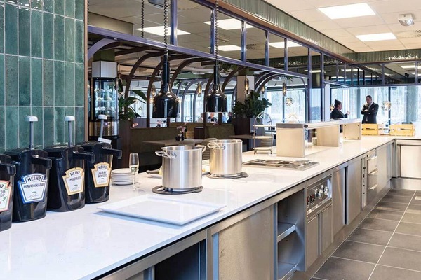 Fuel your day with fresh bites from our open kitchen.