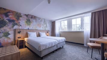 1 slaapkamer, een strijkplank/strijkijzer, gratis wifi, beddengoed