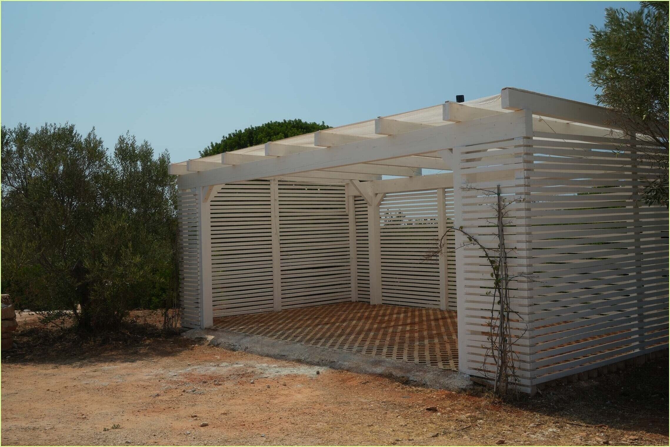 Enceinte de l’hébergement