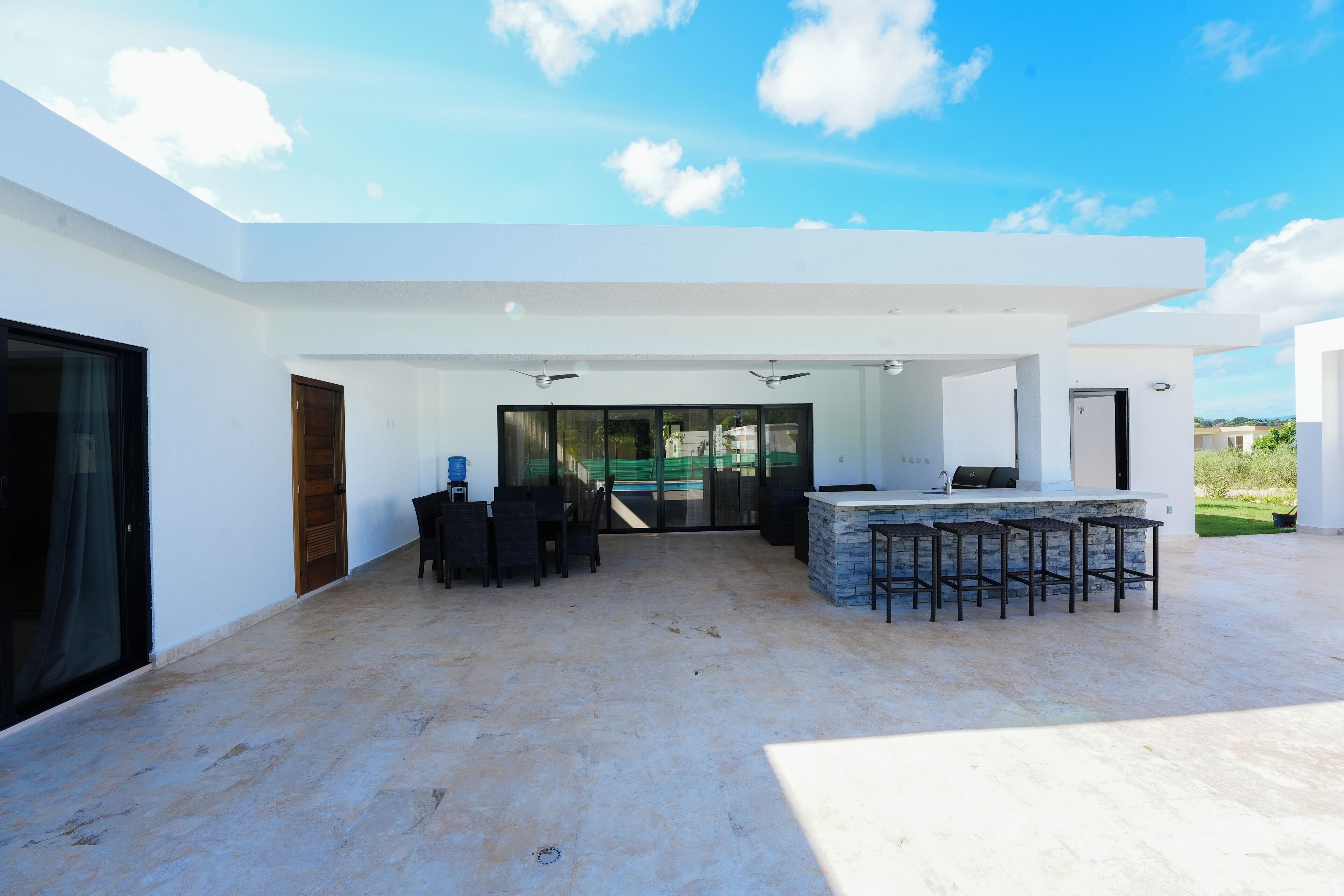 Villa Deluxe, vue piscine | Terrasse/Patio