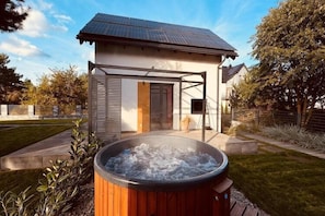 Terrace/patio - Holiday home with jacuzzi, for 3 people (Rozewie)