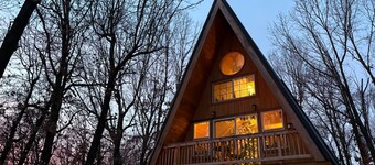 A Frame Cabin In The Woods
