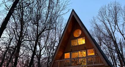A Frame Cabin In The Woods
