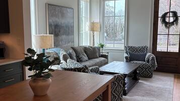 Smart-tv en een open haard