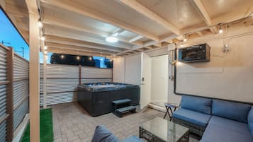 Familienhaus, 3 Schlafzimmer, Haustiere gestattet | Terrasse/Patio