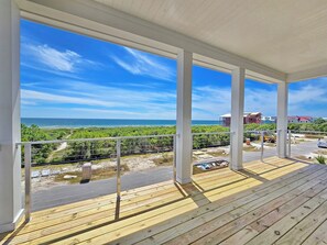 Terrace/patio - New Construction, Beach Views, Private Pool, Pet-Friendly, SGI Plantation (St. George Island)
