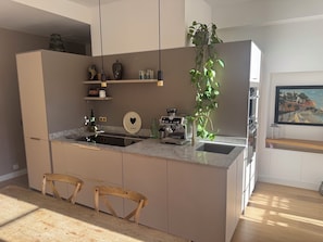 Fridge, microwave, oven, dishwasher - Bright Apartment & Balcony - Old Nice & Sea (Nice)