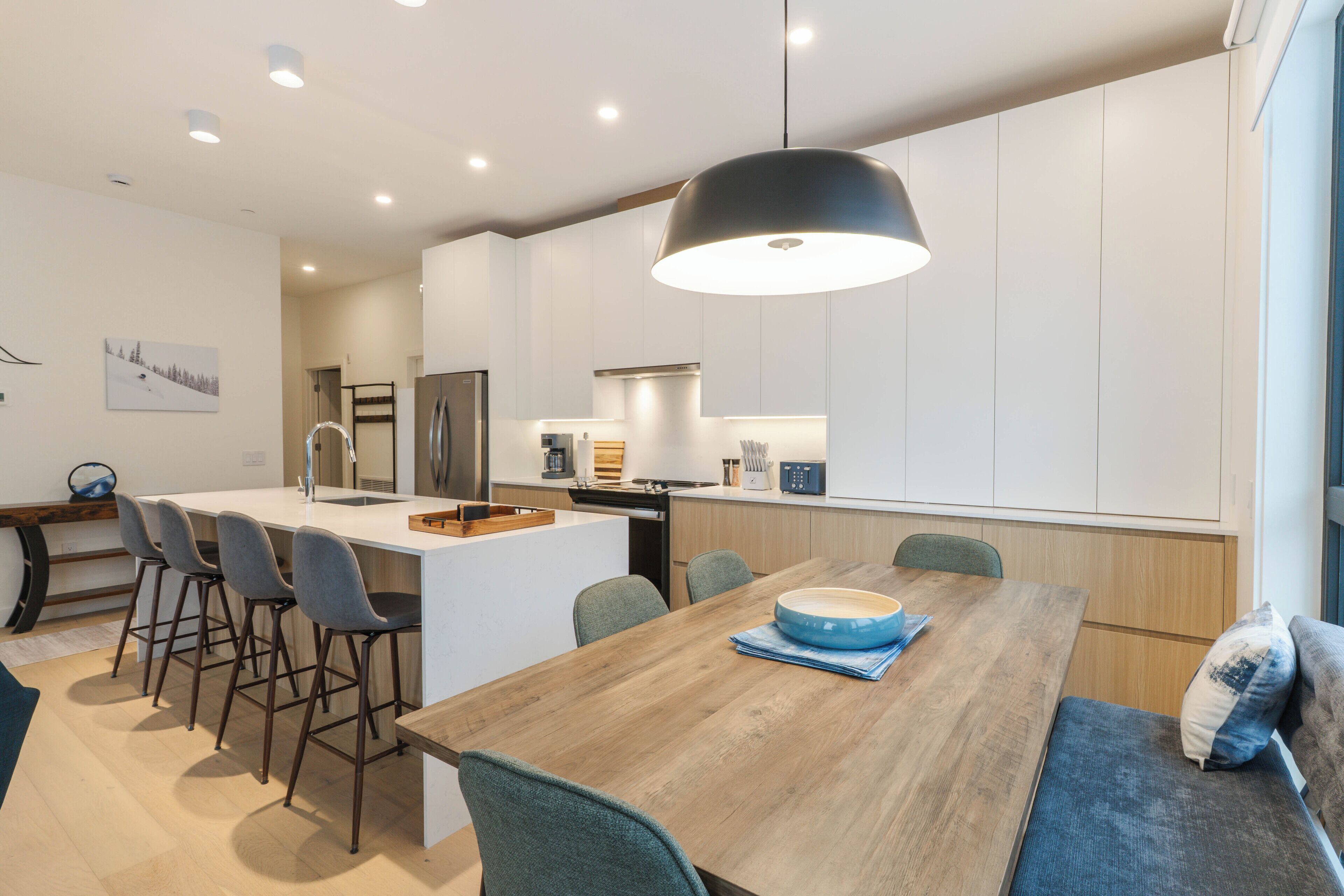 Deluxe-Apartment, Bergblick | Speisen