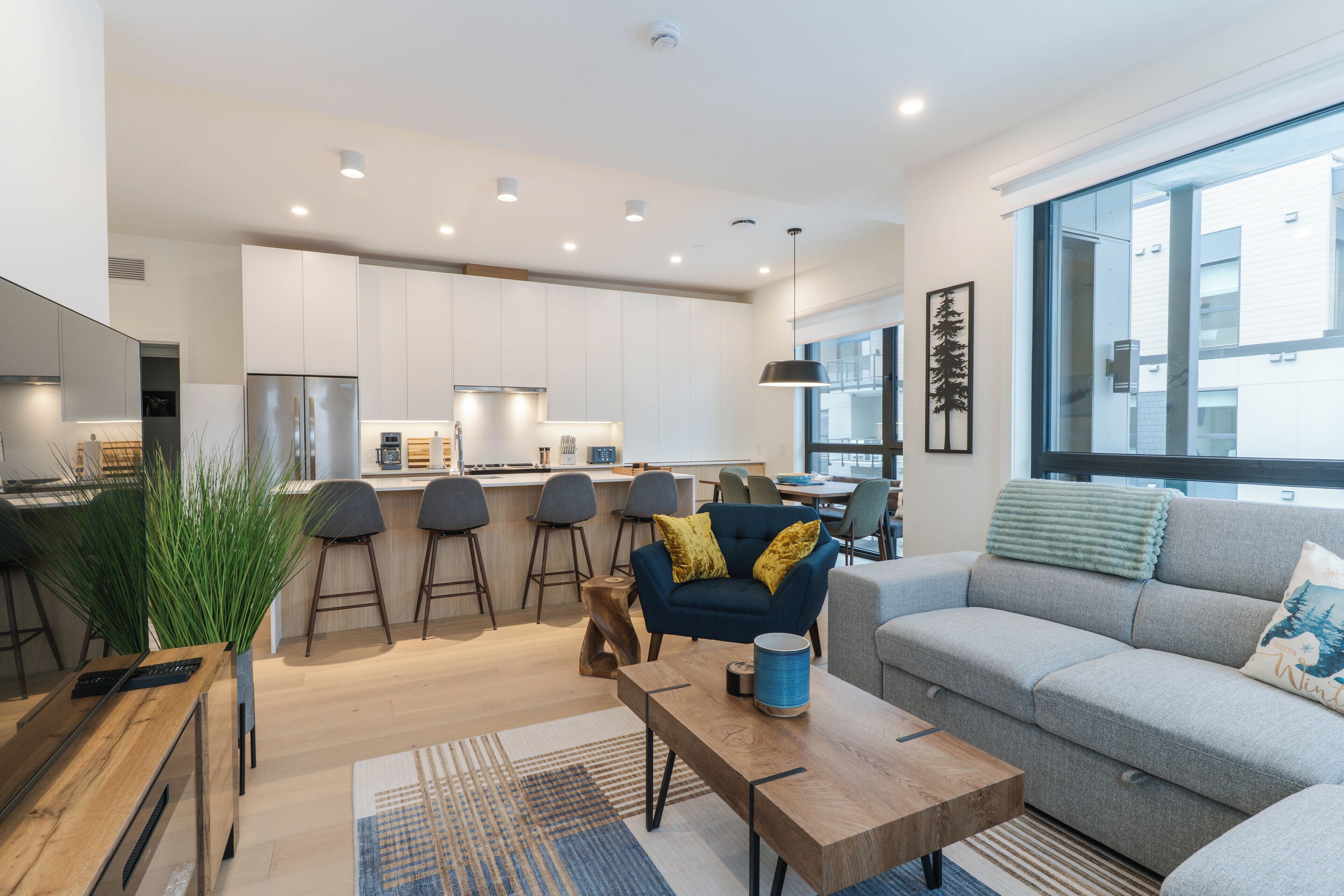 Leilighet – deluxe, fjellutsikt | Oppholdsområde