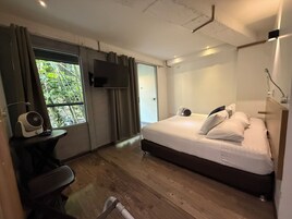 Executive Double Room, Balcony, Garden View | Blackout drapes, iron/ironing board, free WiFi, bed sheets