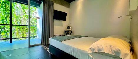 Superior Double Room, Balcony, Garden View | Blackout drapes, iron/ironing board, free WiFi, bed sheets