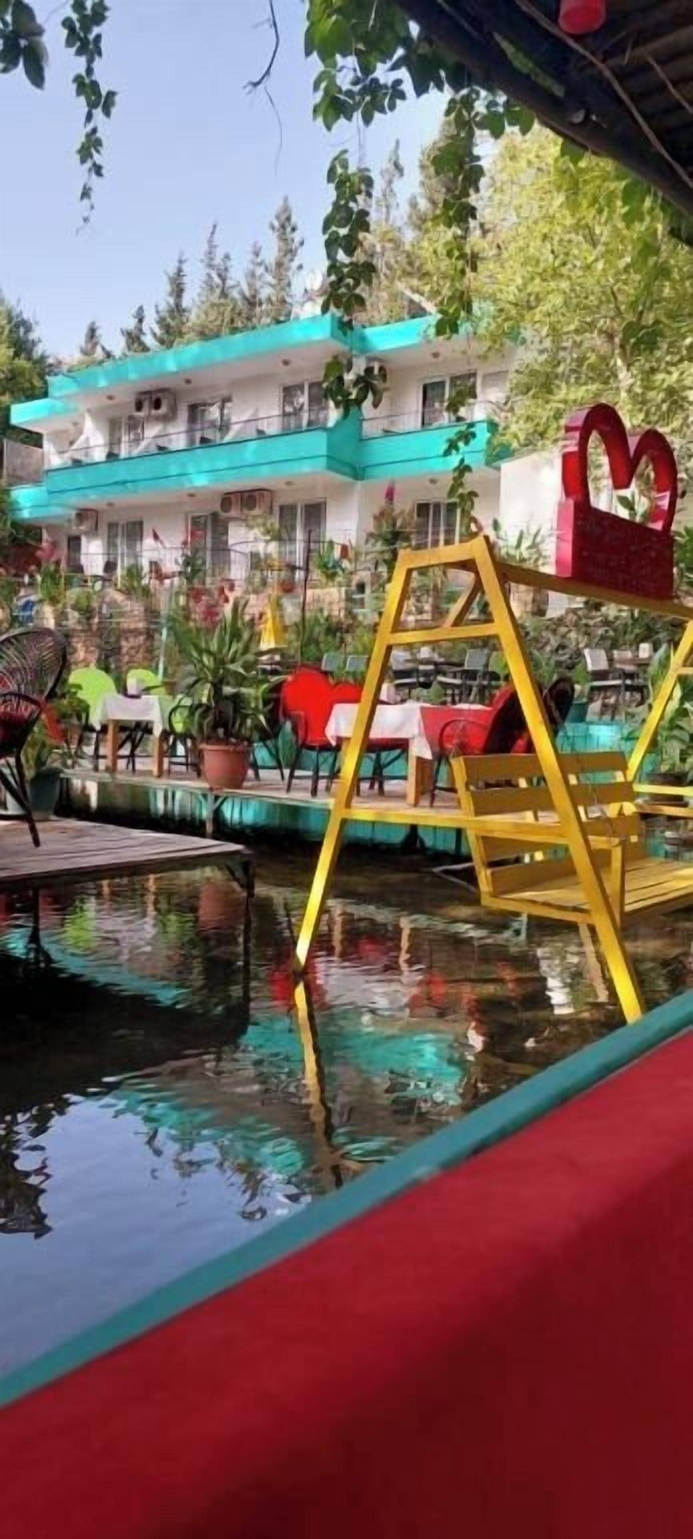 Overnatningsstedets facade