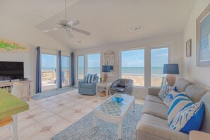 Smart TV, DVD player - JL#047 - TERRA MAR - Oceanfront / Conveniently Located (Kitty Hawk)