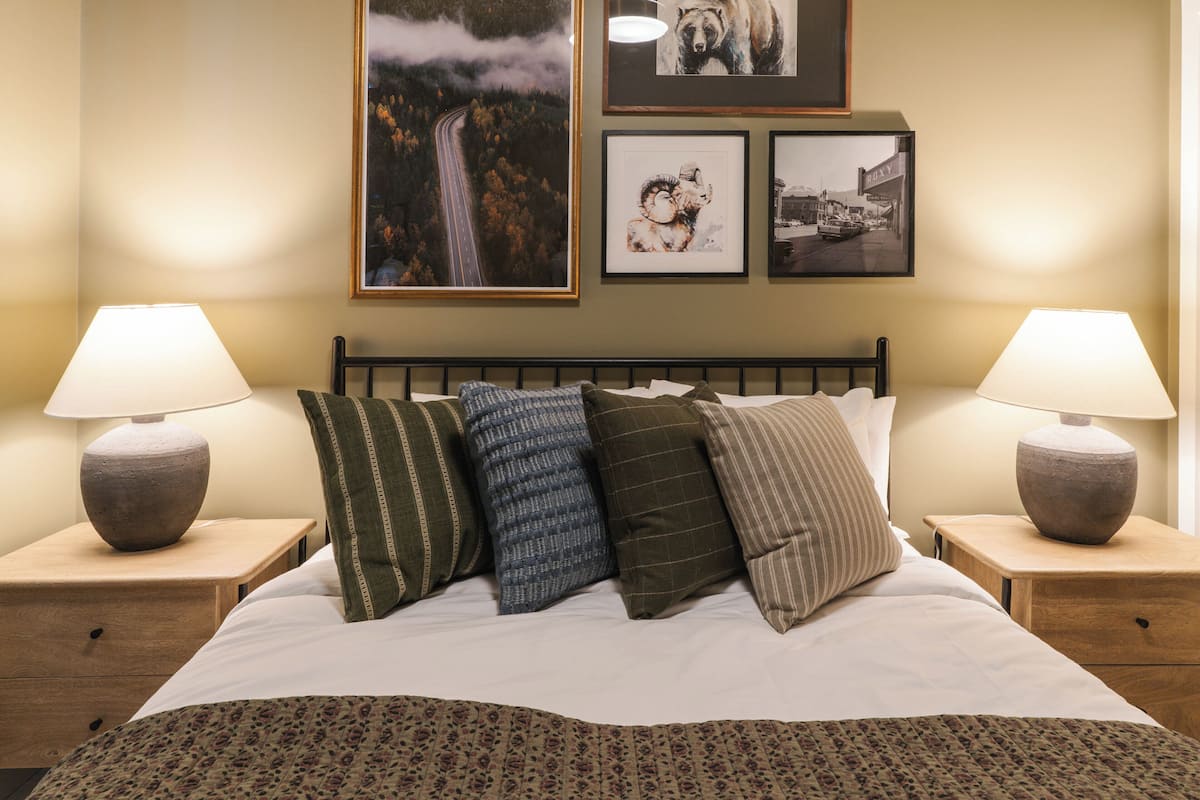 Condo có thiết kế đặc sắc, quang cảnh núi | Truy cập Internet không dây miễn phí