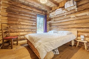 4 bedrooms, iron/ironing board, free WiFi, bed sheets - Les Rondins du bois d'Eden - Chalet 8p (Anould)