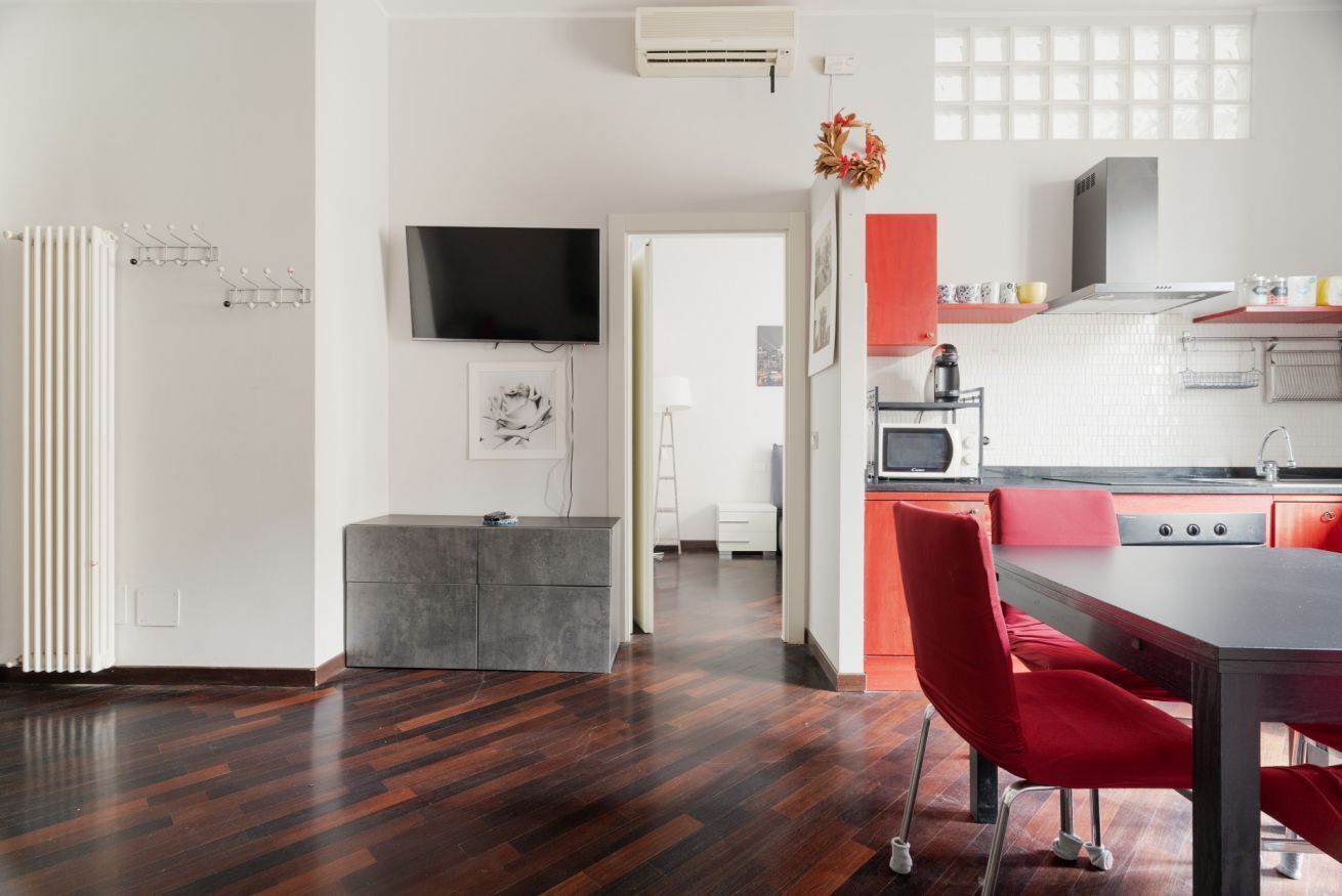 Kühlschrank, Mikrowelle, Toaster