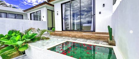 Superior-Doppelzimmer, 1 Queen-Bett, eigener Pool, Bergblick | Eigener Pool