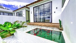 Superior-dobbeltværelse - 1 queensize-seng - privat pool - bjergudsigt | Privat pool