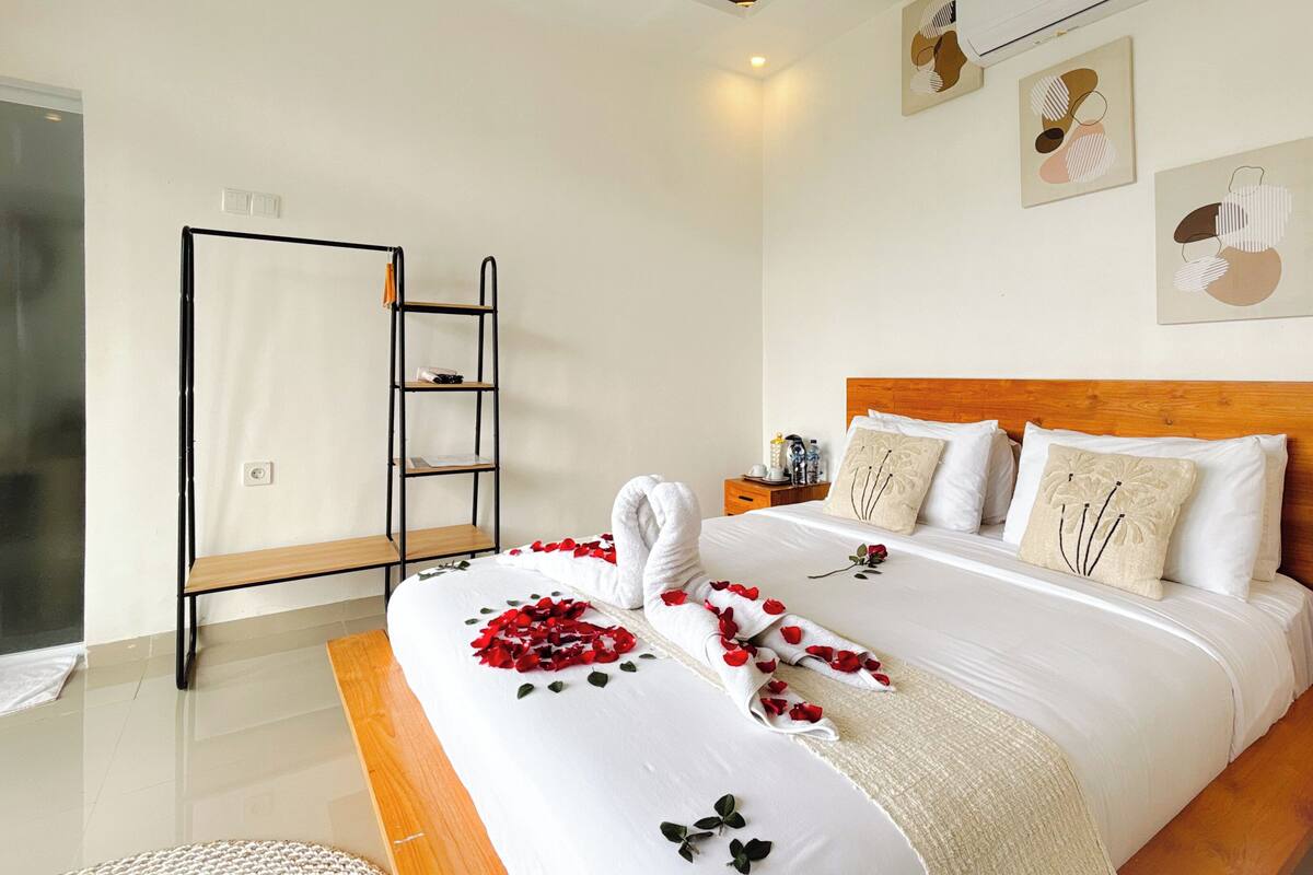 Deluxe-dobbeltværelse - bjergudsigt | Gratis Wi-Fi, sengetøj