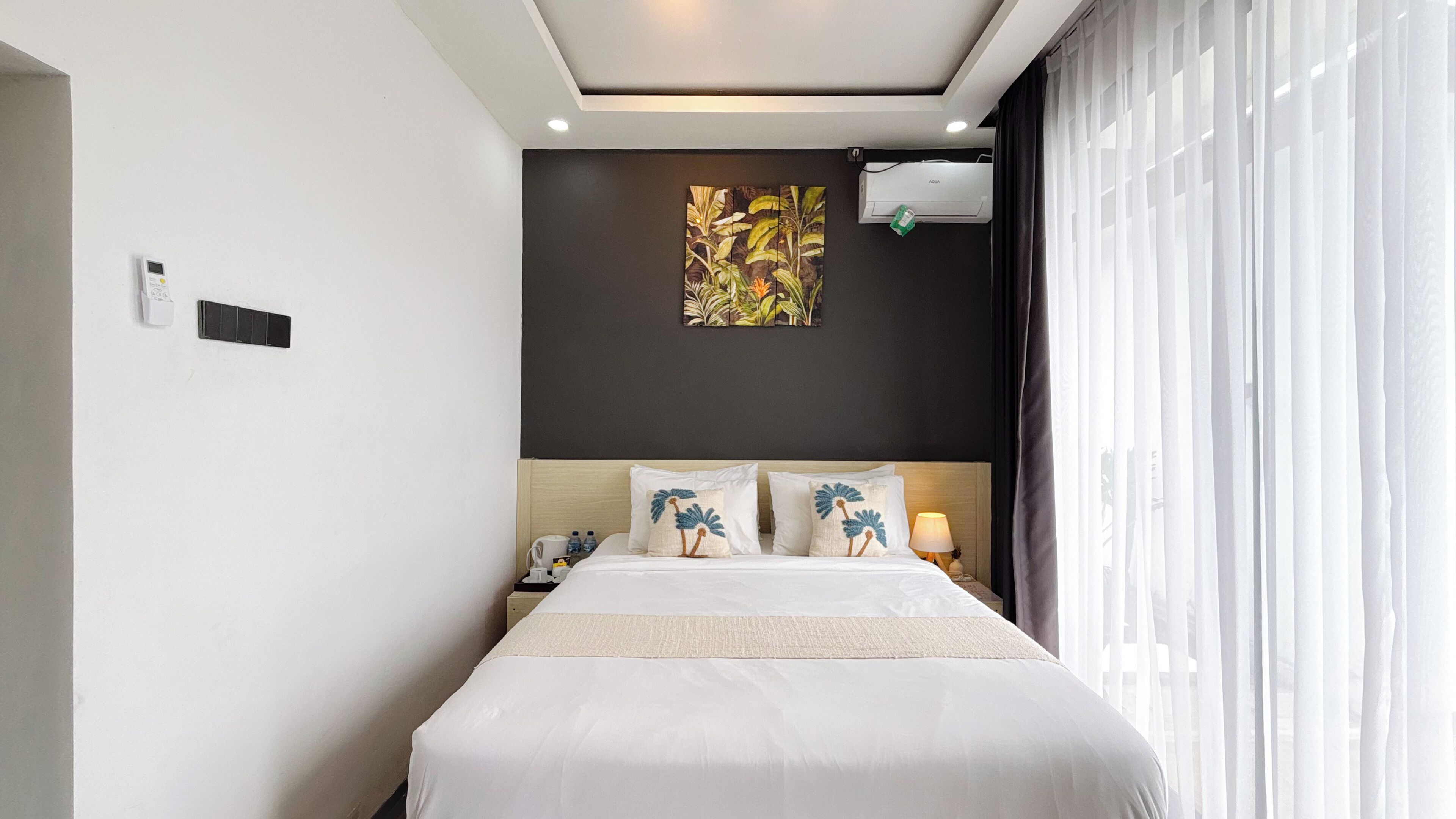 Standard-dobbeltværelse - 1 queensize-seng - privat badeværelse - bjergudsigt | Gratis Wi-Fi, sengetøj