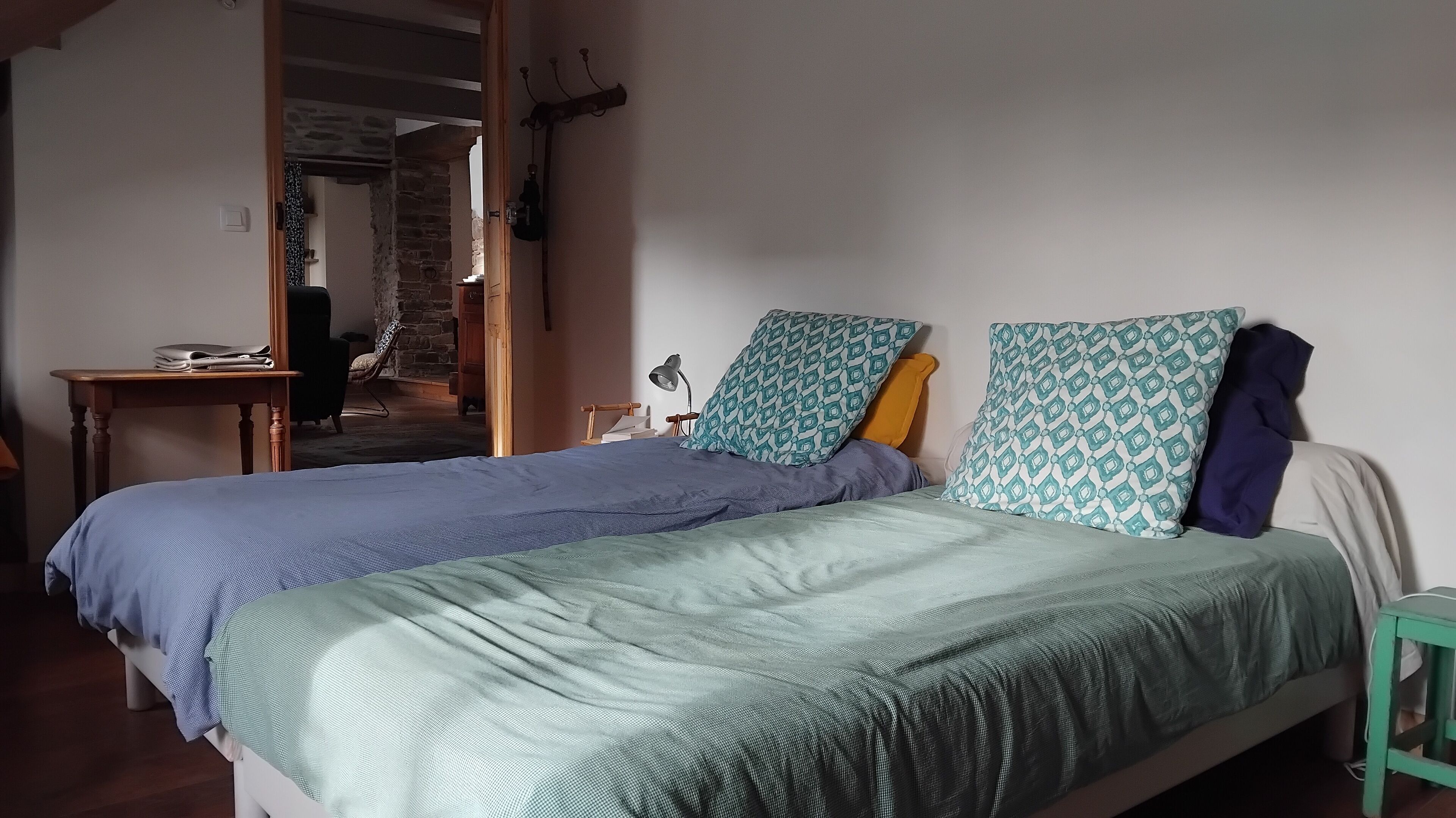 2 chambres, draps fournis