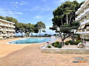 Pool - Seaside apartment, family ideal, air-conditioned (Cambrils)