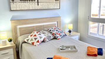 2 dormitorios y ropa de cama