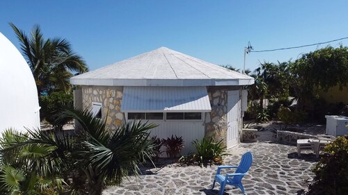 On the beach, Private path to the ocean beach.