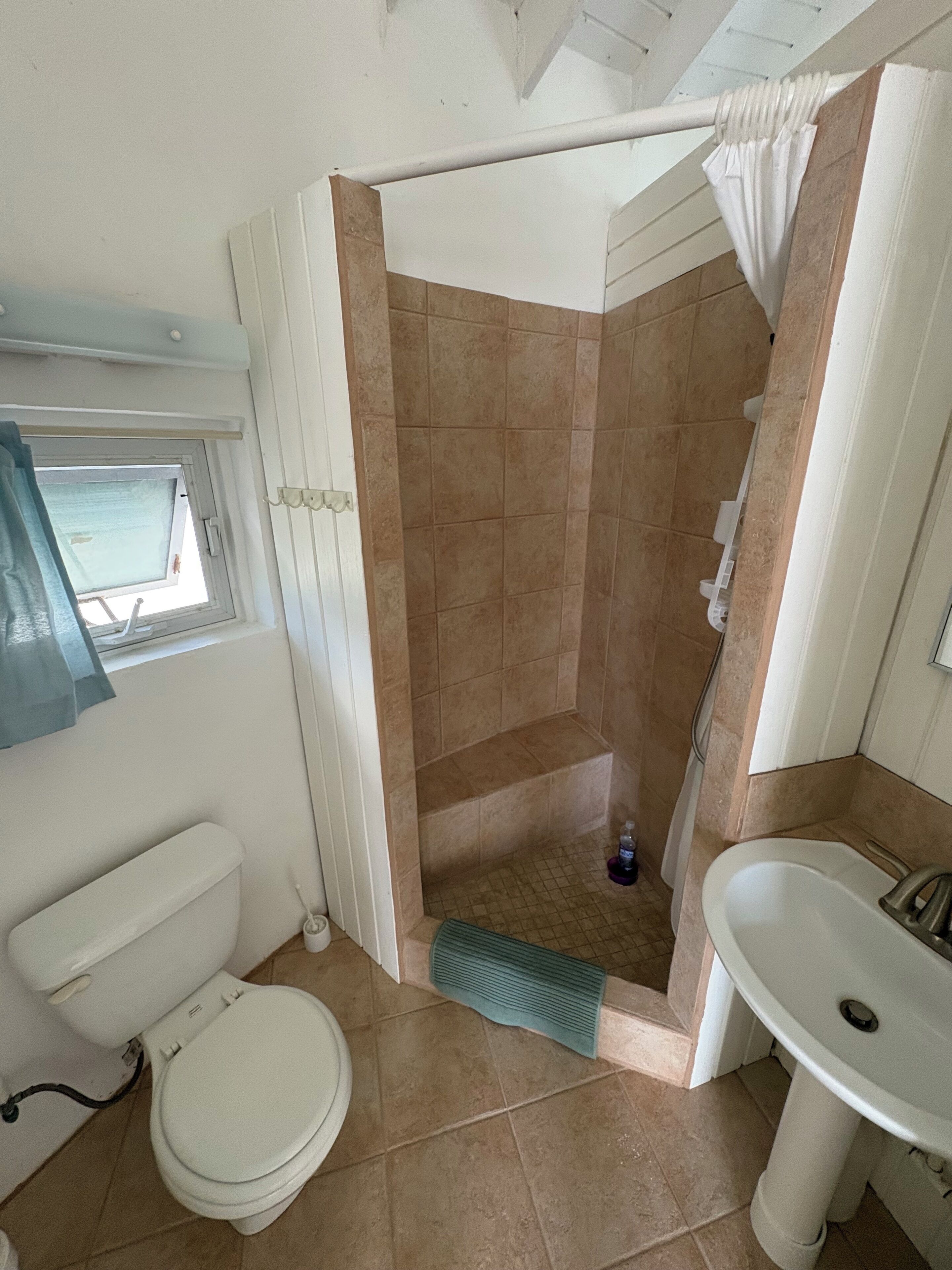 Towels, soap, toilet paper