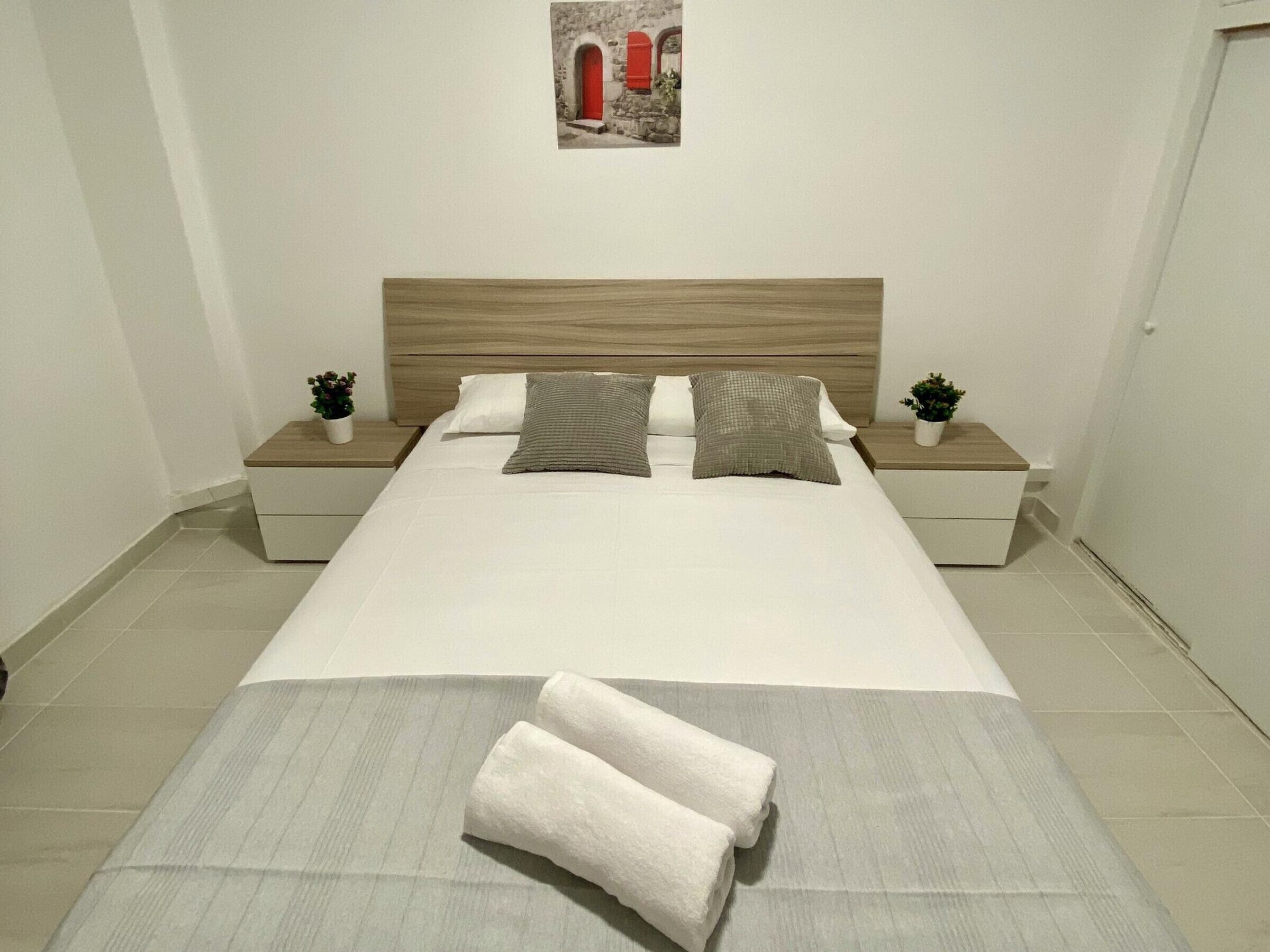 2 dormitorios y ropa de cama