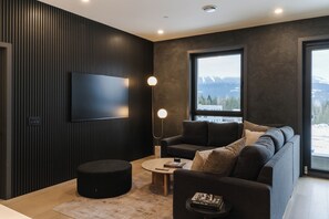 Leilighet – deluxe, fjellutsikt | Oppholdsområde