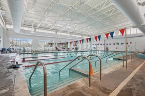 Indoor pool, a heated pool - Three BR Townhome in Sea Colony (Bethany Beach)