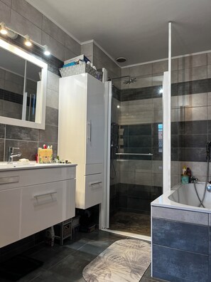 Shower, hair dryer, towels, soap - Beautiful Provencal family home (Saint-Gilles)