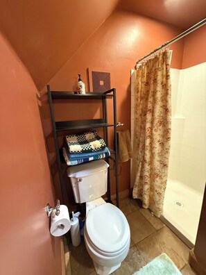 Dutxa, assecador de cabells, tovalloles i sabó 