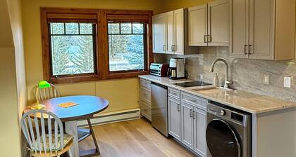 Centrally located, bright studio next to the bike path in downtown Hailey