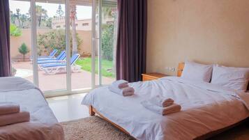 3 chambres, lit parapluie, Wi-Fi, draps fournis