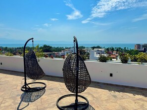 Terrace/patio - 2BR Condo with Ocean View near the beach (Bucerías)