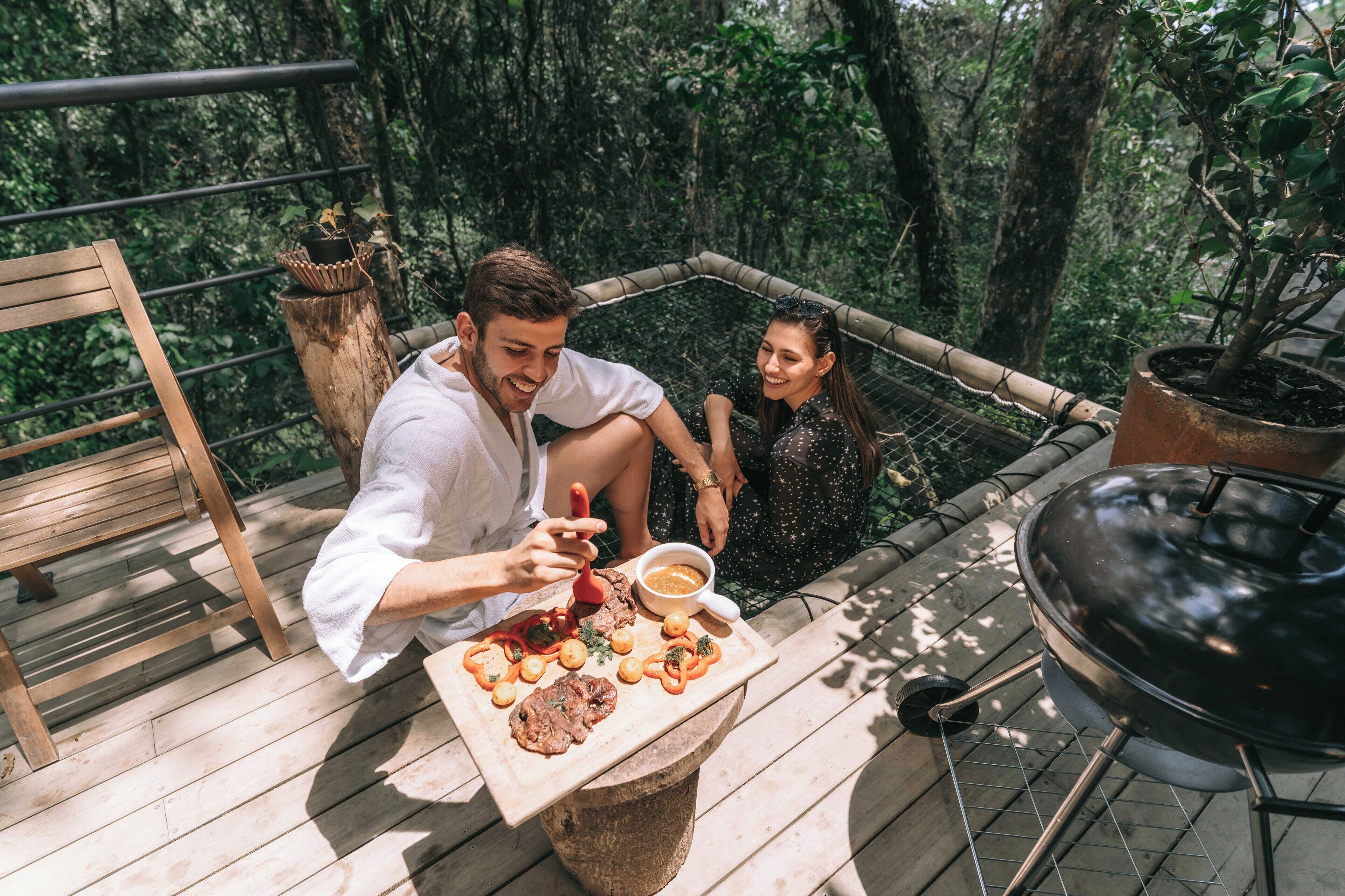 Cottage Keluarga, pemandangan gunung