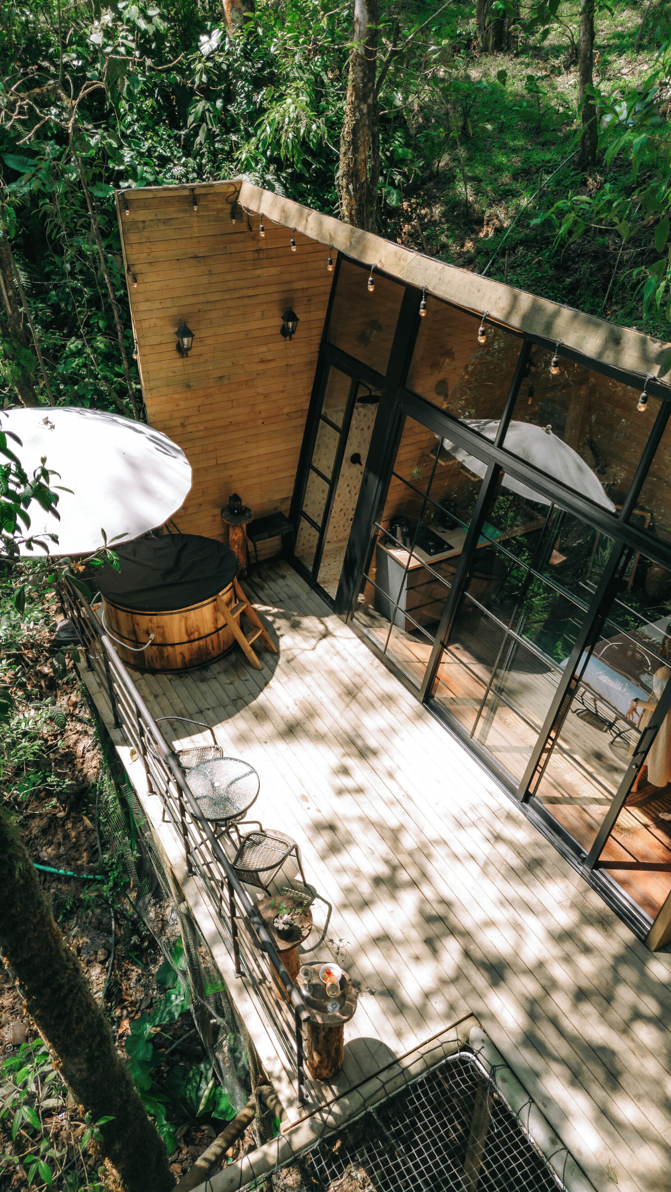 Cottage Klasik, pemandangan gunung