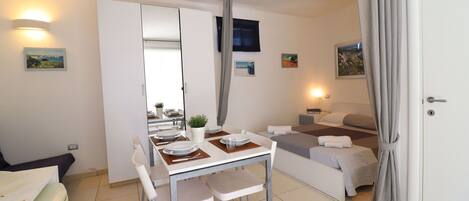 1 bedroom, iron/ironing board, travel crib, free WiFi