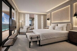 Phòng Suite Presidential, 1 giường cỡ king, sát bãi biển