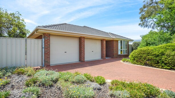 A single-story house with a garage, brick exterior, and a paved driveway. - 2 Marto Court, Normanville (Normanville)