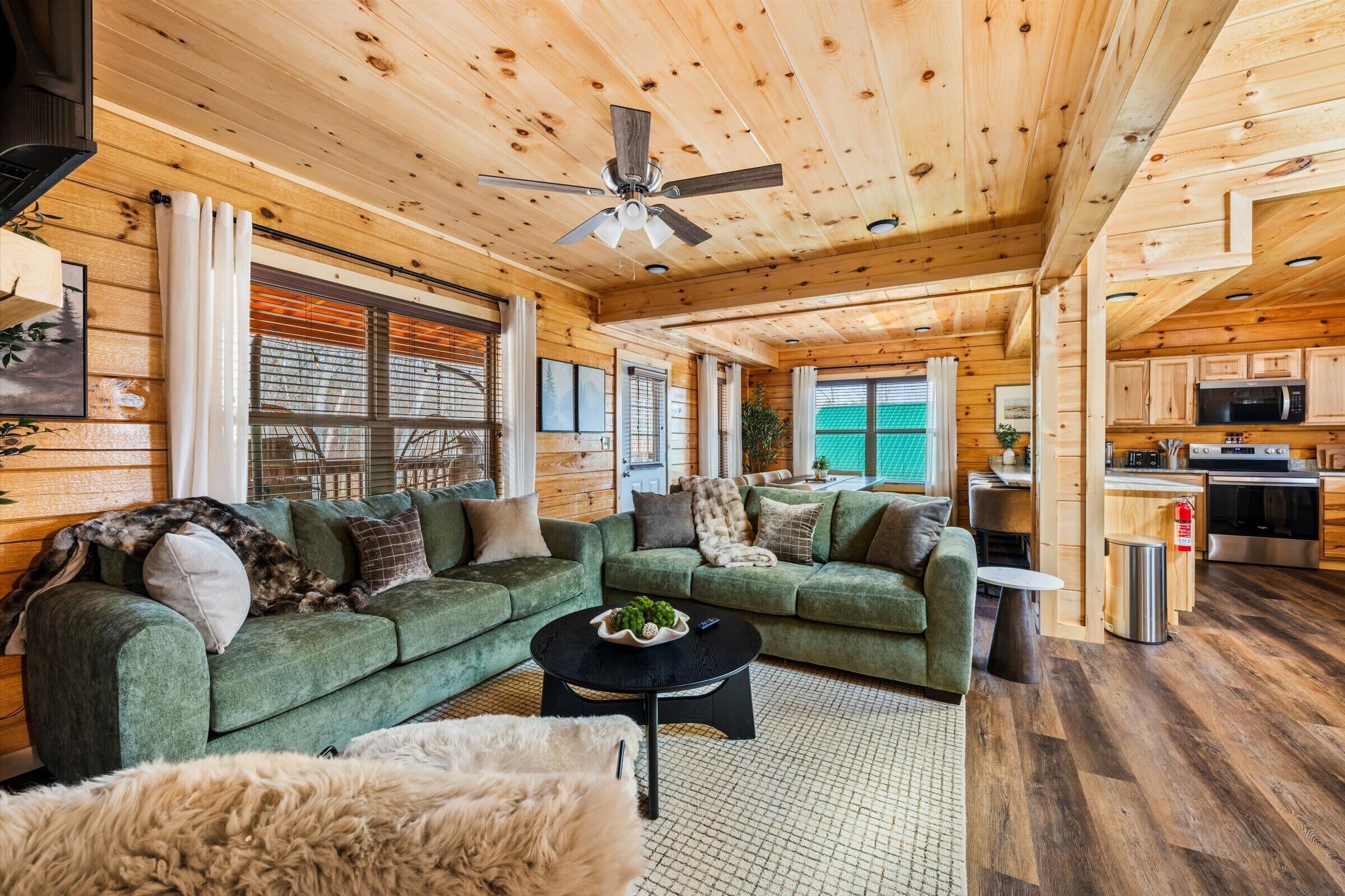 TV, fireplace, video games, offices