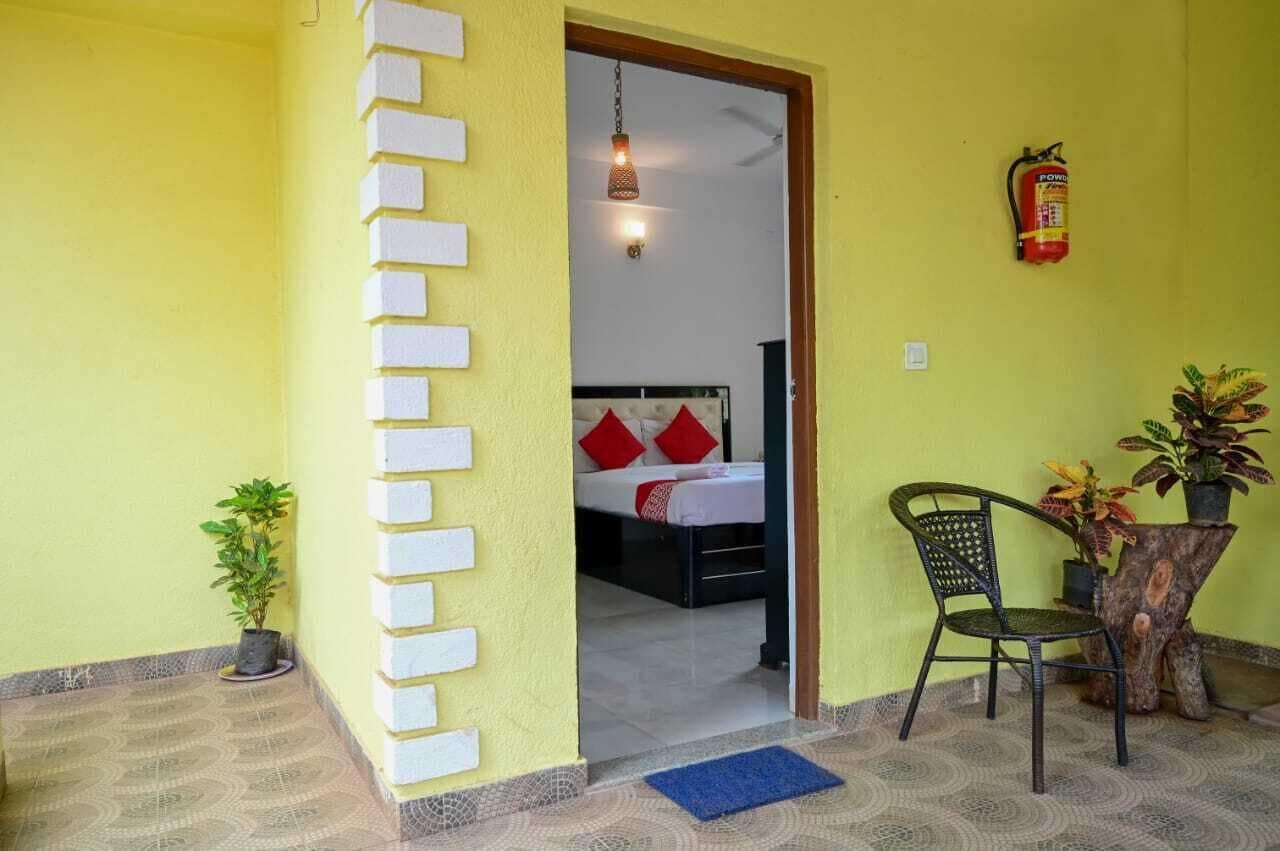 Suíte, vista para o jardim