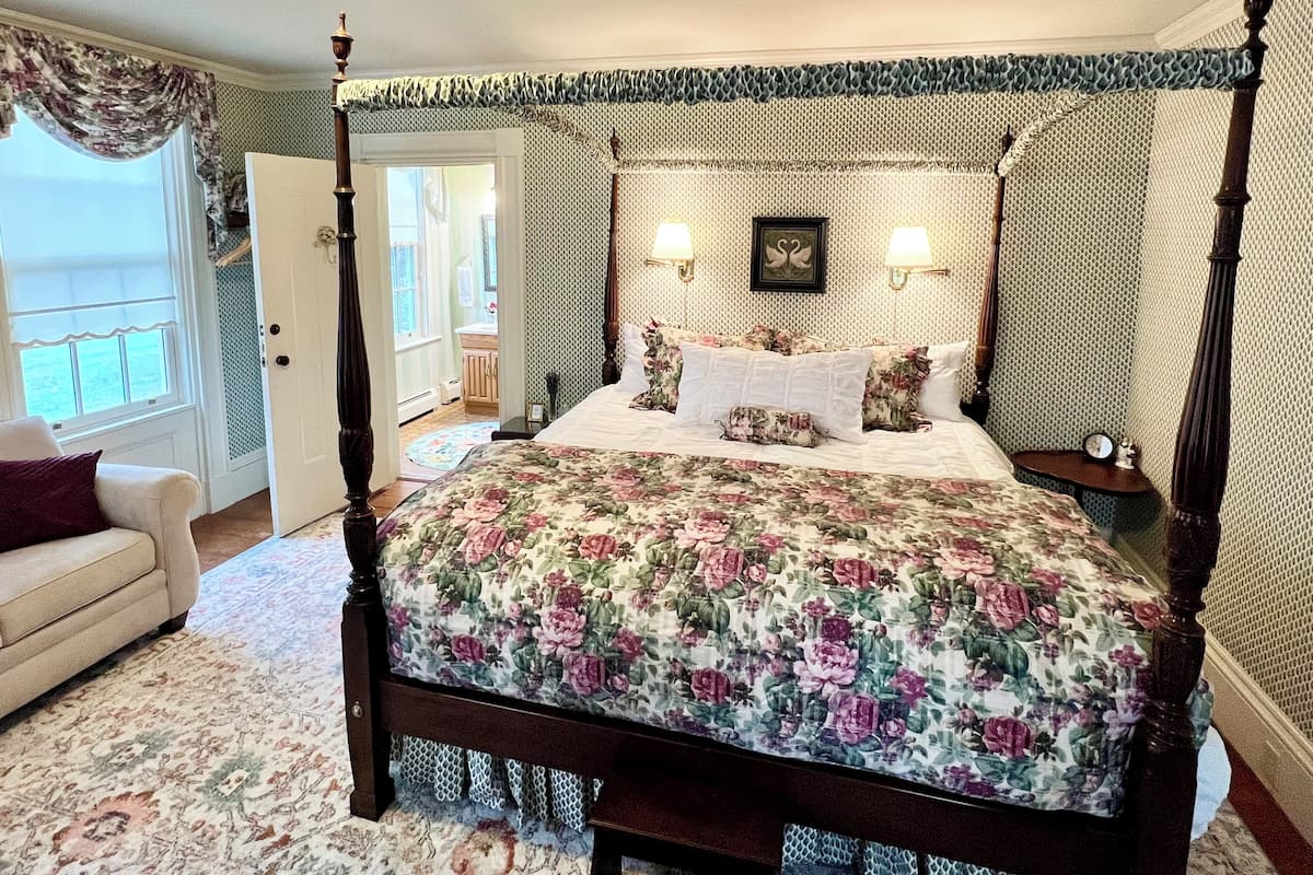 豪華雙人房, 部分湖景 | 獨特裝潢、布置獨特、免費無線上網、床單