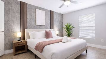 2 habitaciones, tabla de planchar con plancha, wifi y ropa de cama