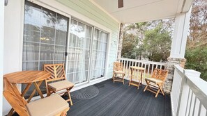Terrace/patio - Fabulous first floor two bedroom Golf View condo (Myrtle Beach)