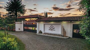 Fassade der Unterkunft